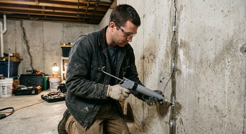 Basement Crack Repair in Marin County, CA