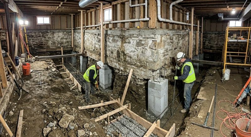 Basement Underpinning in Marin County, CA