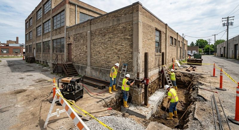 Building Foundation Repair in Emeryville, CA