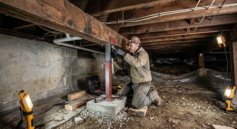 Crawlspace Foundation Repair in Martinez, CA