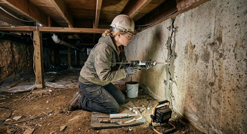Crawlspace Foundation Repair in Petaluma, CA