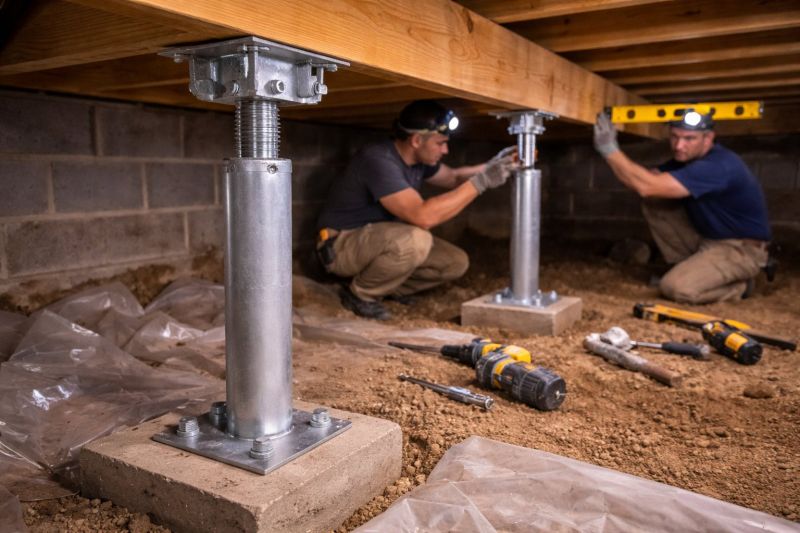 Crawlspace Structural Repair in Marin County, CA