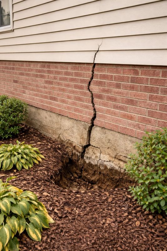 Foundation Crack Repair in Brisbane, CA