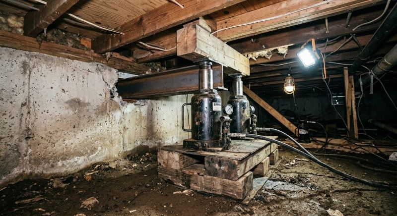 Foundation Jacking in Larkspur, CA