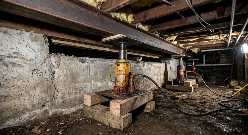 Foundation Jacking in Sonoma, CA
