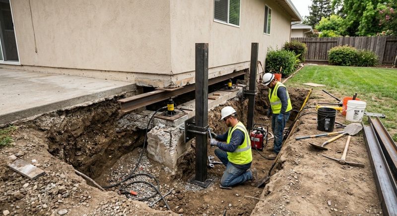 Foundation Pier Repair in Marin County, CA