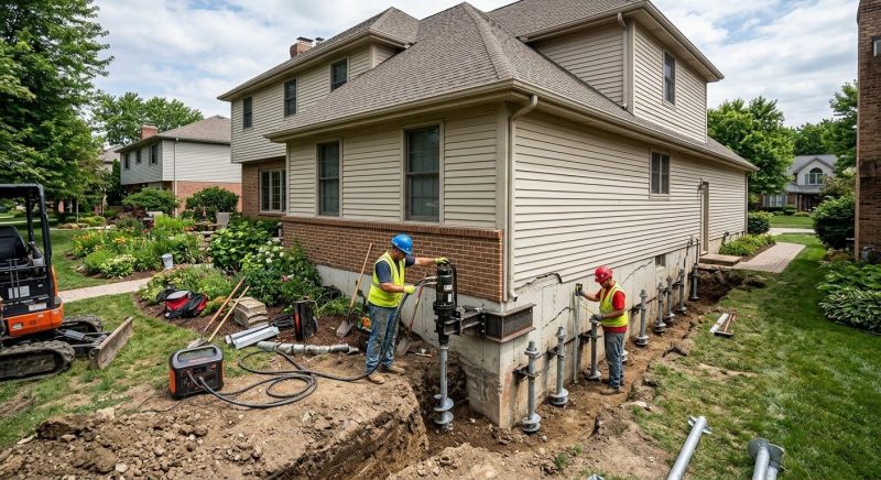 Helical Piers Installation in Marin County, CA