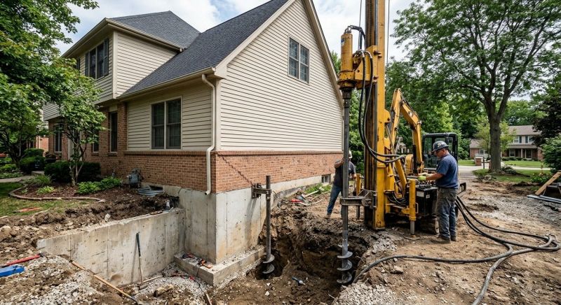 Helical Pile Installation in Marin County, CA